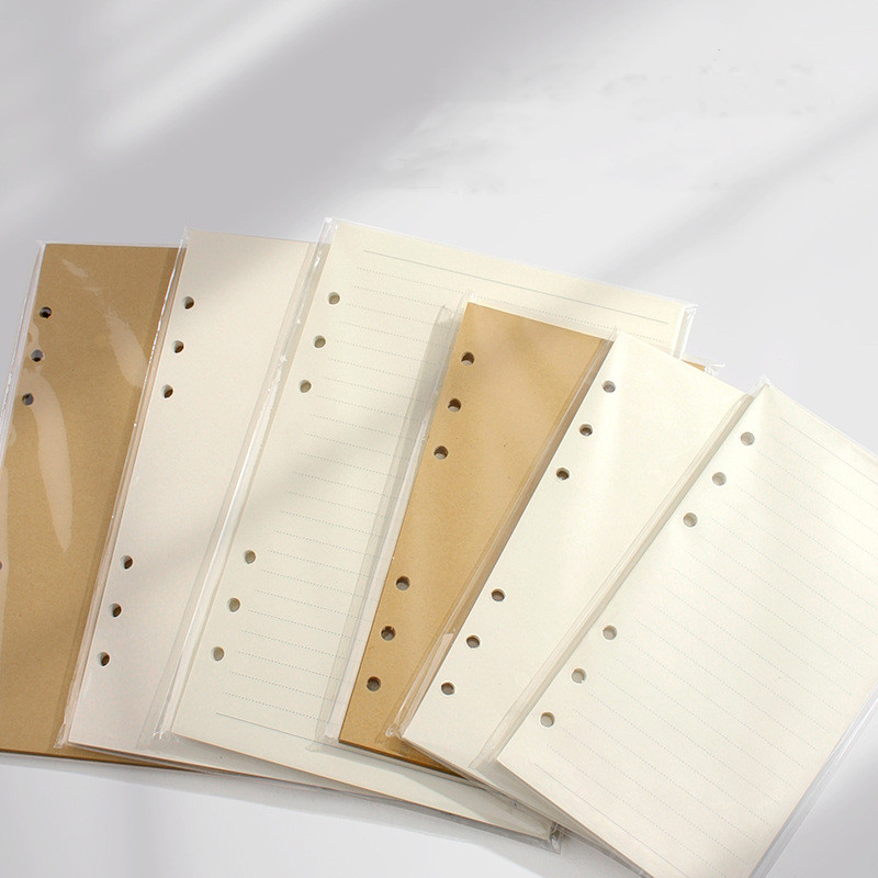 Notebook Dotted A5 - A5 A6 A7 Loseblatt-Notizbuch, Nachfüllung, Spiralbinder,