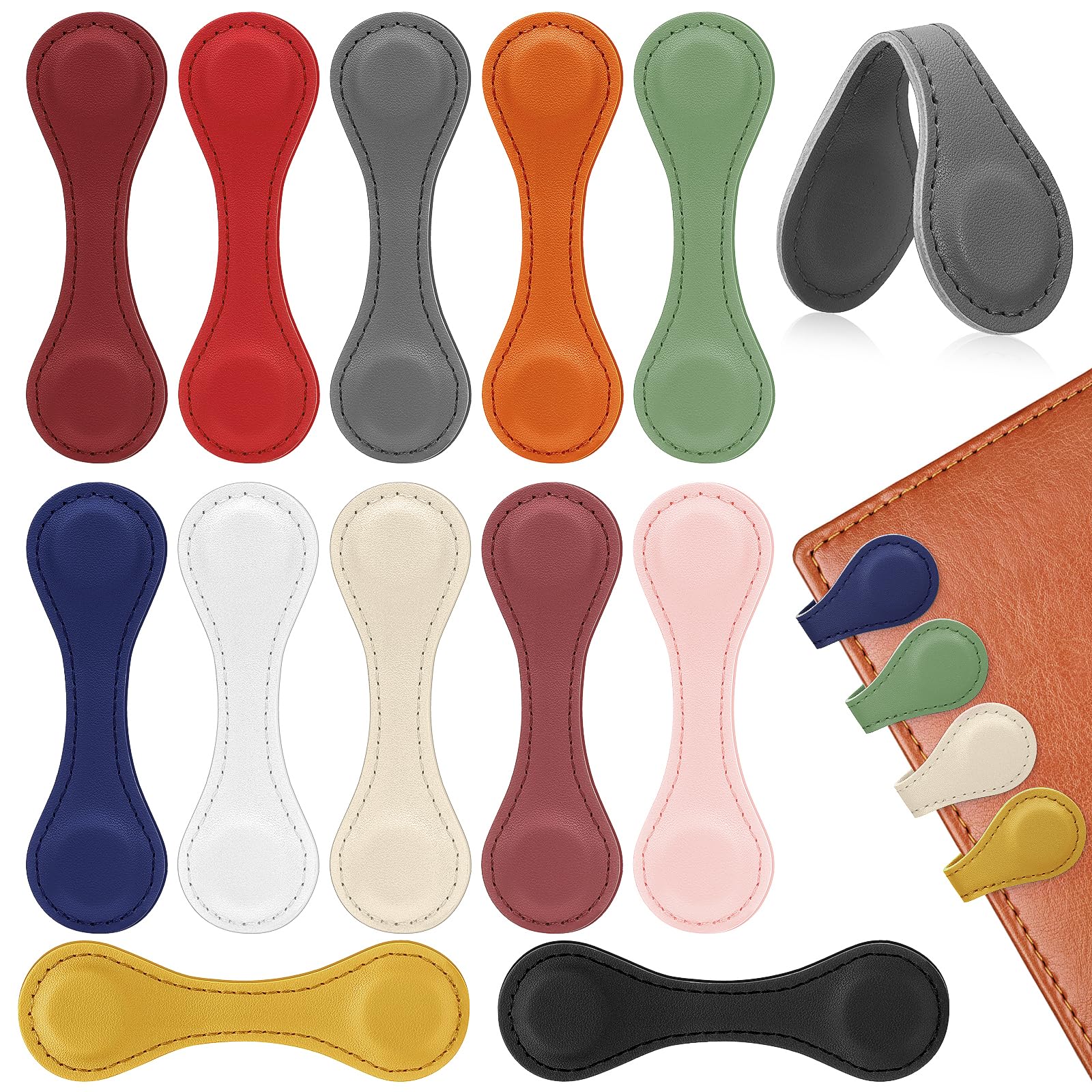 Bookmark Magnetic Clip - 5 Stück magnetische Clip-Hülse, magnetische Schnalle,