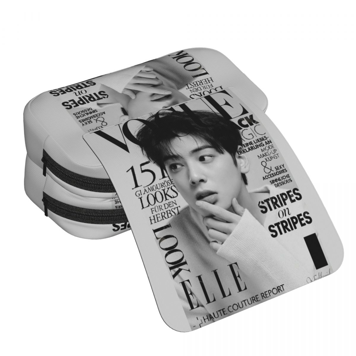 Cha EunWoo Kpop Astro Federmäp – Stationery And Office Supply Chain Bewertung und Preis