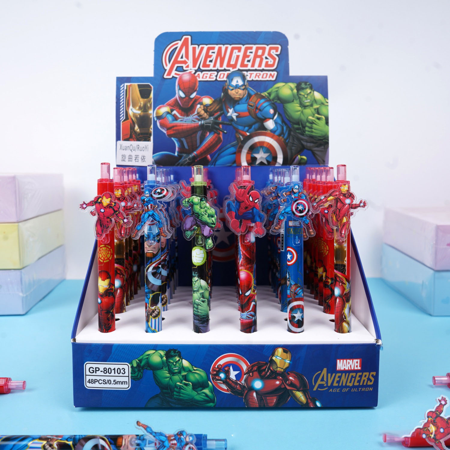 12/48 Stück Marvel Gelstifte,  – Stationery Warehouse Bewertung und Preis