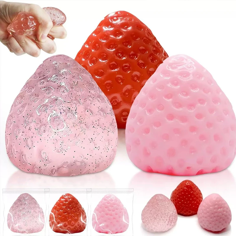 Erdbeer-Tangetanz-Squishy-Fidg – Stationery Office Bewertung und Preis